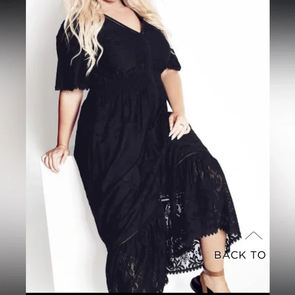 AVEOLOGY
Lace Love Maxi Dress - black size 16 - Picture 2 of 7